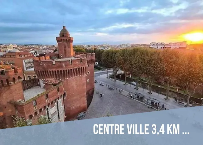 Apartment Nid Catalan Climatise Jardin Centre-ville